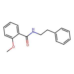 2-methoxy-N-(2-phenylethyl)benzamide structure