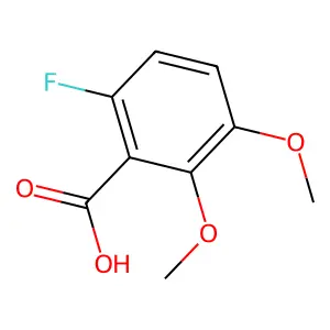 6-Fluoro-2,3-dimethoxybenzoic acid structure