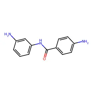 4-氨基-N-(3-氨基苯基)苯甲酰胺 structure