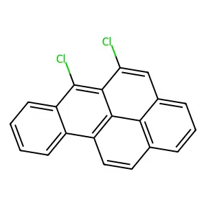 Benzo(a)pyrene, dichloro- structure
