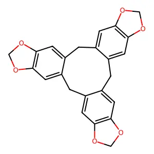 cyclotripiperonylene structure