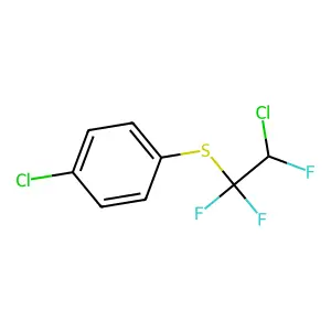 4-Chlorophenyl 2-chloro-1,1,2-trifluoroethyl sulfide structure
