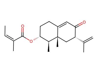 (+)-Petasin structure