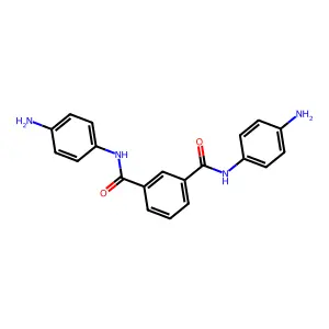 N,N'-Bis(4-aminophenyl)isophthalamide structure