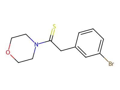 2-(3-Bromophenyl)-1-(morpholin-4-yl)ethane-1-thione structure