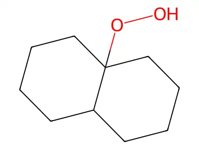 Decalinhydroperoxide structure