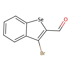 3-Bromo-1-benzoselenophene-2-carbaldehyde structure