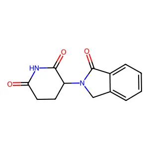 3-(1,3-Dihydro-1-oxo-2H-isoindol-2-yl)-2,6-piperidinedione structure