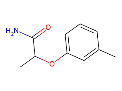 2-(3-Methylphenoxy)propanamide structure