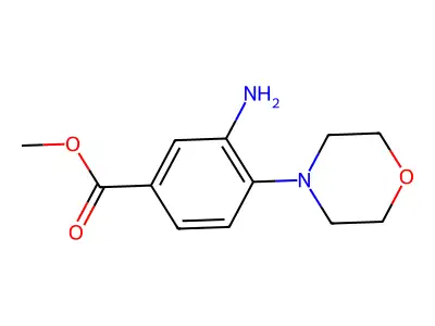 Methyl 3-amino-4-(morpholin-4-yl)benzoate structure