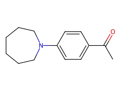 1-[4-(Azepan-1-yl)phenyl]ethan-1-one structure