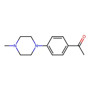 4-(4-Methyl-1-piperazinyl)acetophenone structure
