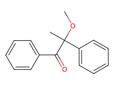 1-Propanone, 2-methoxy-1,2-diphenyl- structure
