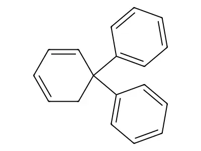 Benzene, 1,1'-(2,4-cyclohexadien-1-ylidene)bis- structure