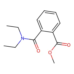 Methyl 2-(diethylcarbamoyl)benzoate structure