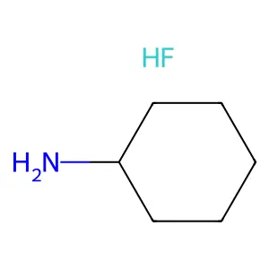 环己基铵氟化物 structure