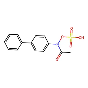 N-(1,1'-联苯)-4-基-N-(磺酰氧基)乙酰胺 structure