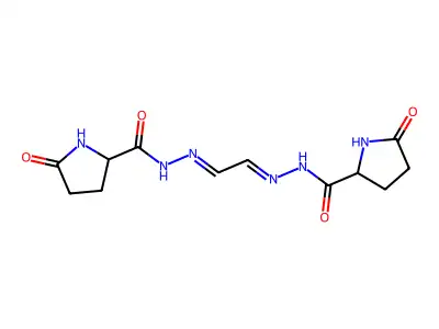 5-oxo-N-[(Z)-[(2Z)-2-[(5-oxopyrrolidine-2-carbonyl)hydraziny structure