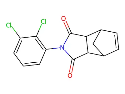 4-(2,3-dichlorophenyl)-4-azatricyclo[5.2.1.0~2,6~]dec-8-ene-3,5-dione structure
