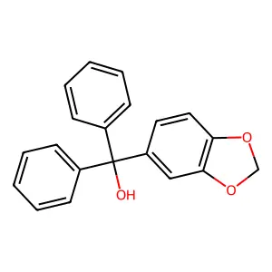 alpha,alpha-Diphenyl-1,3-benzodioxole-5-methanol structure