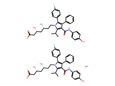 Para-hydroxyatorvastatin structure