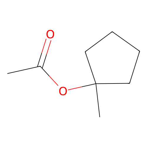 1-Methylcyclopentyl acetate structure
