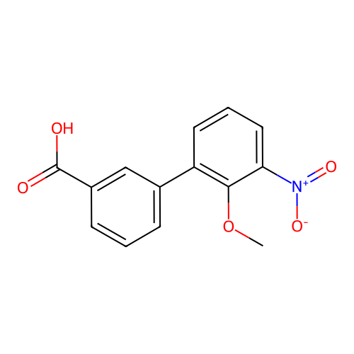 2'-Methoxy-3'-nitrobiphenyl-3-carboxylic acid structure
