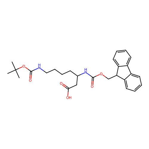 Fmoc-beta-holys(boc)-oh structure
