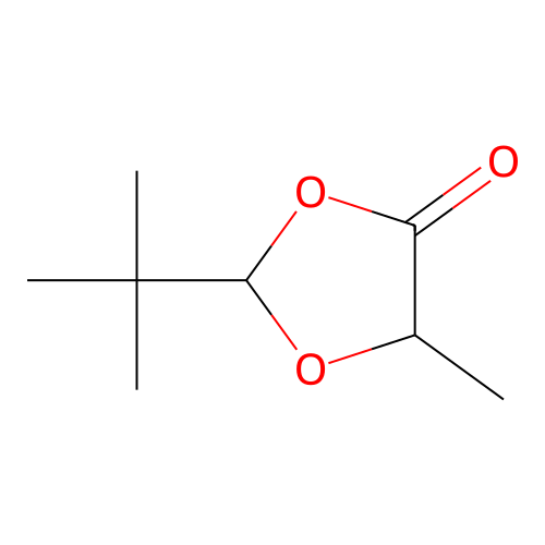 2-t-Butyl-5-methyl[1,3]dioxolan-4-one structure