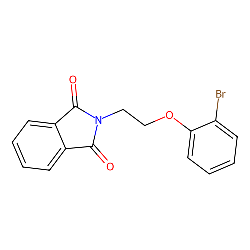 2-[2-(2-Bromophenoxy)ethyl]isoindole-1,3-dione structure