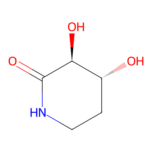(3S,4R)-3,4-dihydroxypiperidin-2-one structure