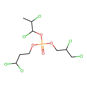 磷酸三(二氯丙基)酯 structure
