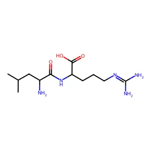 L-leucyl-L-arginine structure