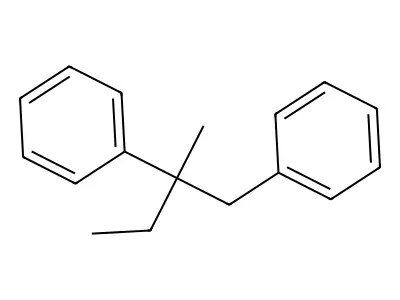 Benzene, 1,1'-(1-ethyl-1-methyl-1,2-ethanediyl)bis- structure