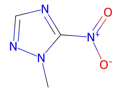 1-methyl-5-nitro-1H-1,2,4-triazole structure