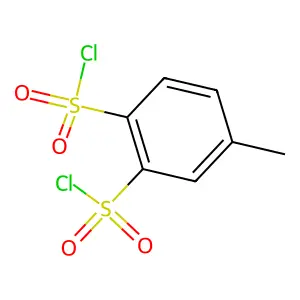 Toluene-3,4-disulfonyl chloride structure