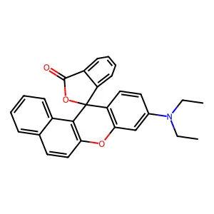 6-Diethylamino-1,2-benzofluoran structure
