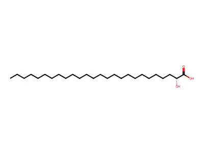 (R)-2-Hydroxycerotic acid structure