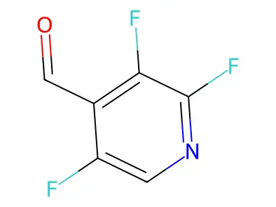 2,3,5-Trifluoropyridine-4-carbaldehyde structure