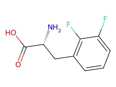 2,3-Difluorophenylalanine structure