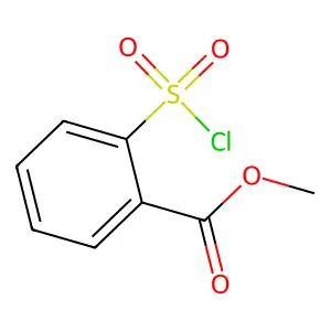 2-(氯磺酰)苯甲酸甲酯 structure