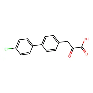 3-(4'-Chloro-[1,1'-biphenyl]-4-yl)-2-oxopropanoic acid structure