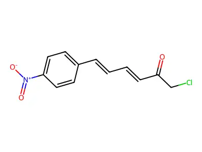 1-Chloro-6-(4-nitrophenyl)hexa-3,5-dien-2-one structure