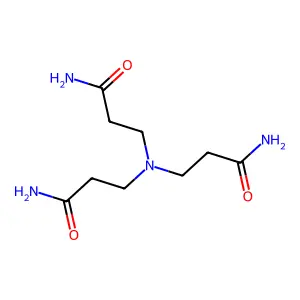 次氮基三丙酰胺 structure