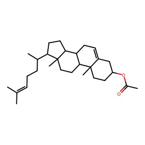 Desmosterol acetate structure