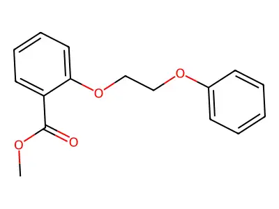 Methyl 2-(2-phenoxyethoxy)benzoate structure