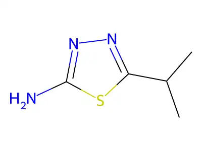 5-异丙基-1,3,4-噻二唑-2-胺 structure