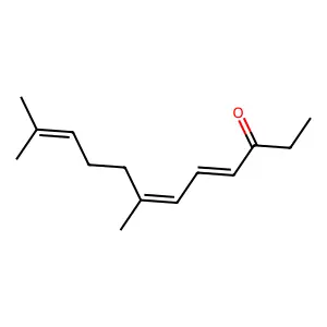 4,6,10-Dodecatrien-3-one, 7,11-dimethyl- structure