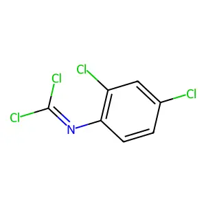 (2,4-二氯苯基)亚胺二甲酰氯 structure