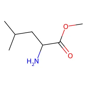 (+)-L-亮氨酸甲酯 structure